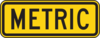 Metric Traffic Sign Clip Art